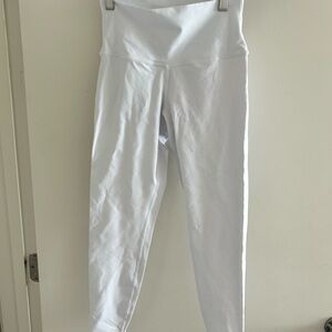 ALO Yoga White Leggings High-Rise Performance
